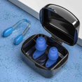 thumbnail image 2 of Soft Swimming Earplugs Nose Clip Case Protective Waterproof Noise Prevention Ear, 2 of 4