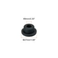 thumbnail image 2 of 6Pcs T Shape Rubber Grommet Mount Dia 19mm ID 9mm H 14mm Seal Protection Hole Plugs Cable Pipe Black, 2 of 5