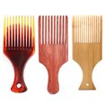 thumbnail image 1 of 3PCS Hair Pick Comb Wooden Professional Hair Styling Pick Hair Lift Comb, 1 of 7