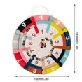 thumbnail image 3 of Wooden Multifunctional Double Sided Multiplication Math Board With Food Pairing Turntable Educational Learning Toy For Kids Number Cognition Math Skills Development 185X16Cm, 3 of 9