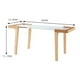 thumbnail image 2 of Mesa de Muebles de de Mesa de Acrílico para Comedor , Madera de Macarena Escritorio de casa de muñecas, 2 of 2