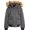 Coal Grey, variant on CANADA WEATHER GEAR Boys' Winter Coat - Heavyweight Bomber Parka Ski Jacket (Size: 8-20)