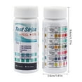 thumbnail image 3 of 100 Count Pool Spa 7-In-1 Water Test Strips Kit, 2-Second Immersion & 15-Second Color Comparison, Accurate Detection Of 7 Key Water Chemicals For Swimming Pools Spas Hot Tubs, 3 of 7
