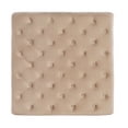 thumbnail image 6 of Linon Kacie Square Button Tufted Ottoman, Dark Walnut/Tan Velvet, 6 of 8