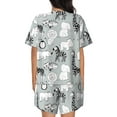 thumbnail image 6 of Sigee African Animals for Sleepwear Casual Pjs with Pockets Women's Pajamas Sets Shorts 2 Piece Short Sleeve Lounge Sets 3X-Large, 6 of 9