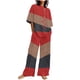 thumbnail image 2 of Puntoco Traje De Verano Para Mujer Pantalones Cortos De Color Con Estampado De Moda Traje Casual De Dos Piezas Liquidación Puntoco Puntoco-5315, 2 of 5