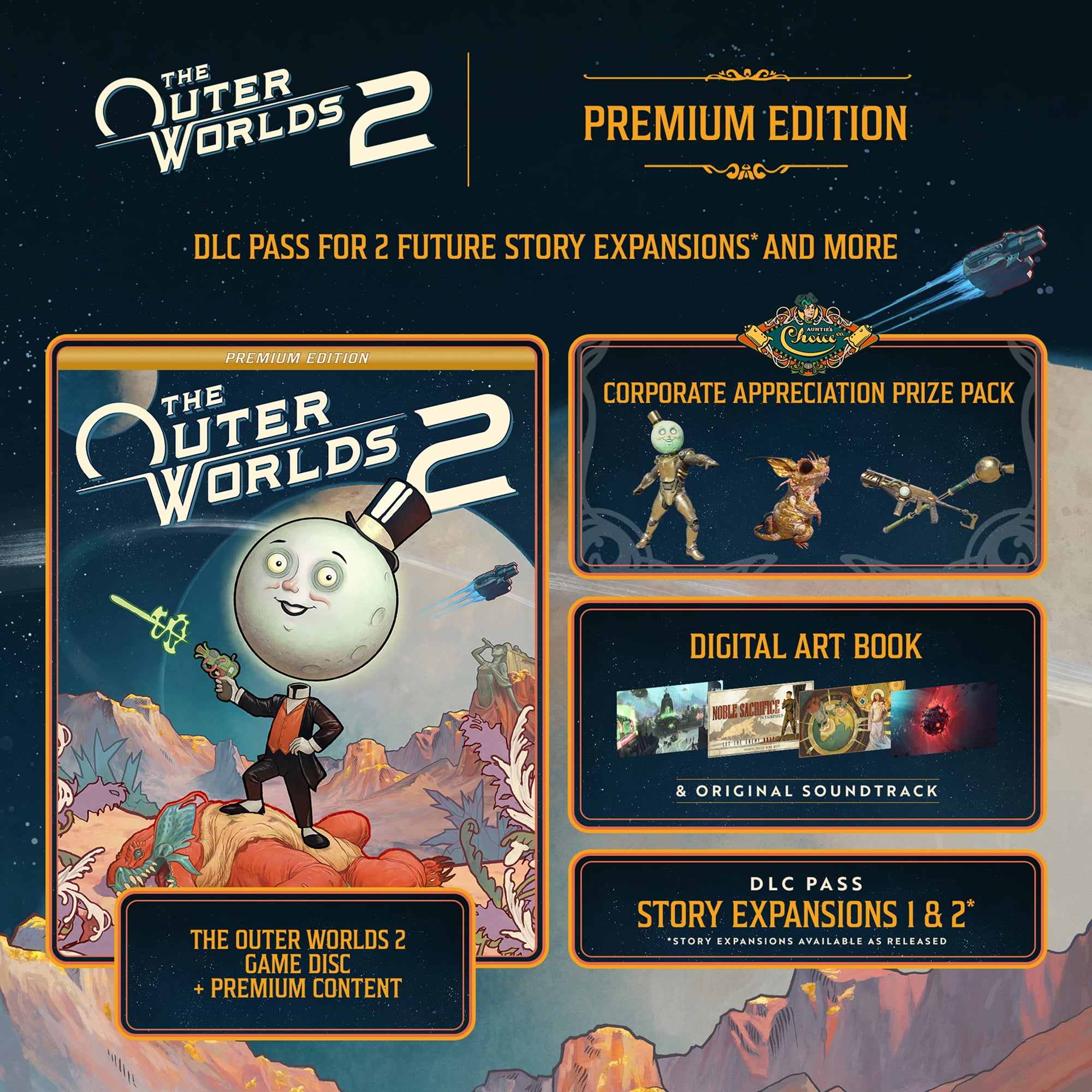 The Outer Worlds 2 – Premium Edition – PlayStation® 5 [Disc + Code in Box]