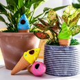 thumbnail image 3 of Pink Estacas de riego para plantas de helado, picos de agua para interiores, goteo automático, 4 Uds., 3 of 5
