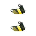 thumbnail image 1 of Youkk Haute Performance pour Objectif de Visière pour FF358 396 Plein Visage Résistant aux Rayures Doré 255mm 2ensemble, 1 of 6