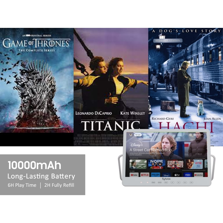 SYLVOX 15.6'' Portable Smart TV, IP66 Waterproof, 1080P Ultra