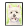 thumbnail image 2 of Stupell Industries Happy Smiling Westie Pet Dog In Grass Black Framed, 24 x 30, Design by George Dyachenko, 2 of 5