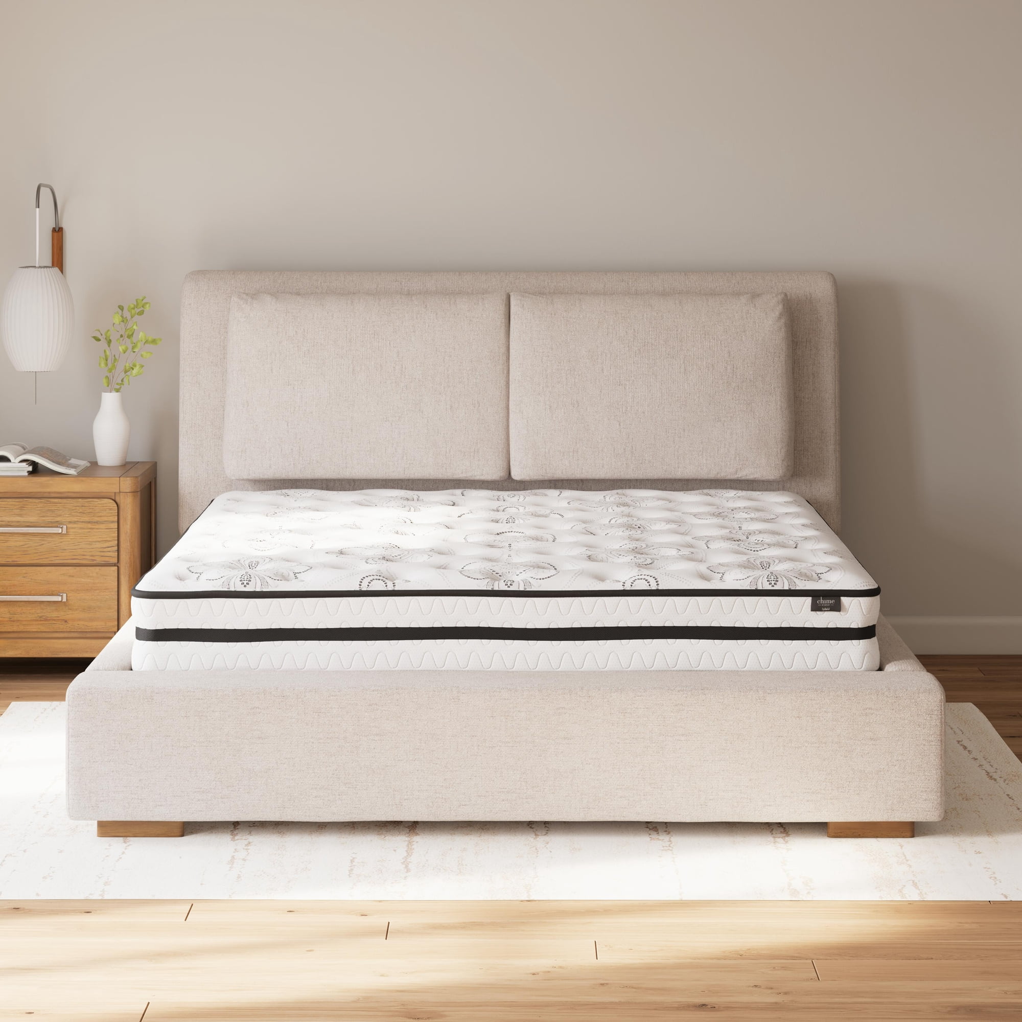 Signature Design by Ashley 10 Inch Chime Hybrid Innerspring King Mattress with Cooling Gel Memory Foam