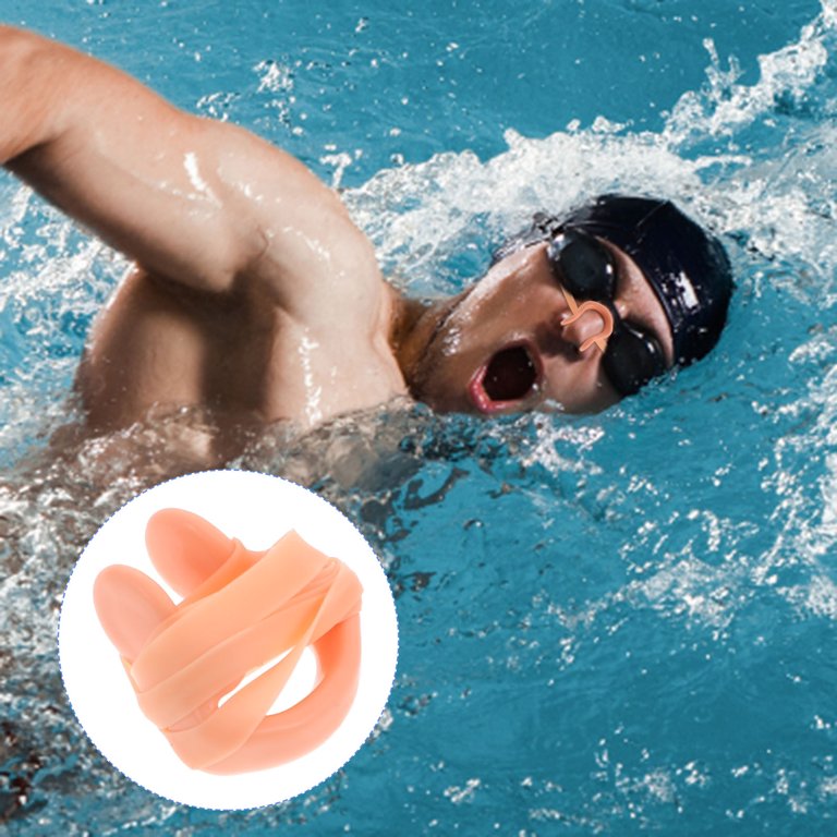 SZXMDKH Nose Clip For Swimming, Pack Of 6 Waterproof Silicone Nose Clip Swimming With Storage Box For Adults, Beginners
