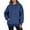 Navy, variant on Womens Clothes Women's Solid Color Sweatshirt Men's Casual Pullover Hoodie Long Sleeve Comfortable Winter Warm Lined Sweatshirt With Drawstring Pocket For Daily Wear