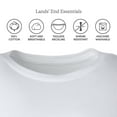 thumbnail image 2 of Lands' End Essentials Women's Short-Sleeve Soft Cotton T-Shirt - Tailored Feminine Fit, 2 of 4