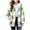 Green, variant on Toddler Girls Plaid Cardigan Jacket Kids Zip Up Hooded Sherpa Shacket with Pocket Casual Warm Shirts, Blue