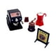 thumbnail image 4 of 5pcs 1/6 1/12 Set de espresso Modelo Toyadores de cocina Accesorios Muebles de la casa de muñecas Playset realista para los accesorios de fotos, 4 of 8