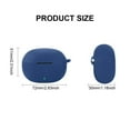 thumbnail image 6 of Portable Soild Color Dustproof Anti-drop Silicone Earbuds Headphone Protective Case Charging Box Sleeve Wireless Earphone Shell WHITE, 6 of 8
