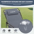 thumbnail image 4 of ELPOSUN Adjustable Patio Zero Gravity Chair with Cup Holder - Black, 4 of 7