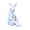 B-Blue, variant on New Easter Rabbit Holding Golden Egg Resin Ornament Cute Tabletop Decor and Festive Gift for Home Office Display Perfect Spring Celebration Accent for Shelf and Mantel Decoration