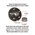 thumbnail image 2 of Bearing Buddy Chrome Bearing Protectors (2.328" Diameter) With Bras - Pair B-43102-23B, 2 of 2