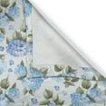 thumbnail image 5 of Ambesonne Bridal Grommet Curtain, Hydrangea Flowers Swirls, 50" x 84", Pale Blue Reseda Green, 5 of 6