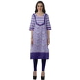thumbnail image 2 of Moomaya Kurti Droite de Designer pour Femmes Tunique Indienne Imprimée Haut Long Kurta, 2 of 6