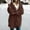 Coffee, variant on under $15 Turilly Ladies Coats and Jackets for Winter Women's Oversized Open Front Hooded Draped Pockets Cardigan Coat
