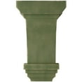 thumbnail image 3 of Ekena Millwork 3 1/2"W x 3 3/4"D x 6"H Mini Jefferson Wood Vintage Decor Corbel, Restoration Green, 3 of 6