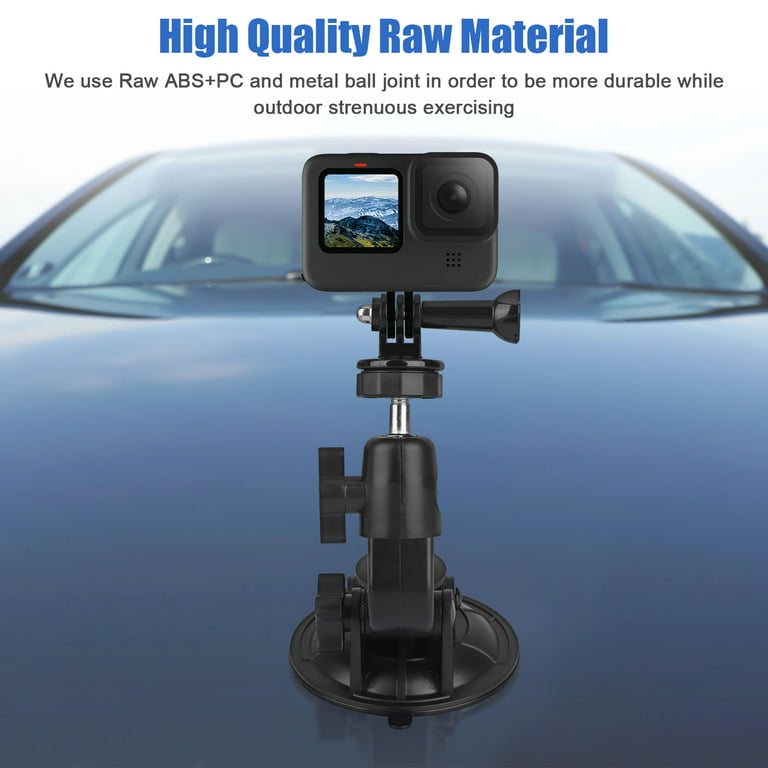 Action Camera Phone Holder for Car, Dashboard Car window Mount for GoPro 10  9 8 7 6 5 DJI Osmo Action 2 Insta360 One R X2 More