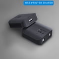 thumbnail image 4 of Printer Sharing Switch 2 In 1 USB 2.0 Printer Sharing Out Device with Blue Light Indicator Capture Box Splitter Converter for Office Work U Disk Scanner, 4 of 9