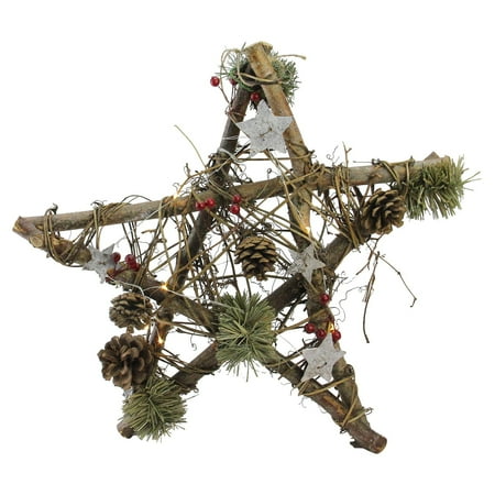 - Northlight Wooden Star Rustic Christmas Ornament