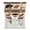 White, variant on Brown Boho Tie Up Curtains for Window, Thermal Insulated Balloon Shade Adjustable Rod Pocket Curtains Valance Panels for Kitchen Bathroom Cafe 42 x 45 Farmhouse Cabin Ethnic Deer Bear Geometric