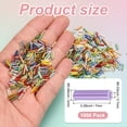 thumbnail image 3 of Uxcell 1800-Pack Cuentas Bugle, Cuentas de Vidrio de Tubo de Bordado de 2x7mm para Manualidades DIY/Pulseras/Collares Violeta, 3 of 7