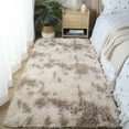 thumbnail image 1 of Area Rug, Staron 2026 Soft Modern Home Decor Carpet, Non-Slip Polyester Suede Floor Mat Machine Washable Easy Clean, Khaki, 1 of 3