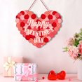 thumbnail image 1 of MAOWAPLG Adornos decorativos para el día de San Valentín Adornos colgantes en forma de corazón para interiores de San Valentín Adornos de pared para decoraciones de San Valentín, 1 of 8