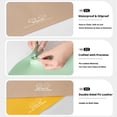 thumbnail image 7 of Cat Dog Food Mat with -Button,Waterproof Non Slip Leather Pet Placemat,Cat Bowl Mat,Spill-Proof Raised Edge Cats Feeding Mats for Bowls, Water Fountains,Easy Clean and Tidy, 7 of 7