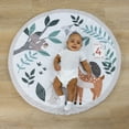 thumbnail image 2 of Parent's Choice Woodland Friends Milestone Mat with 12 Reversible Marker Cards, Grey, Green, White, Animals, Infant, Unisex, Tummy Time, 2 of 10