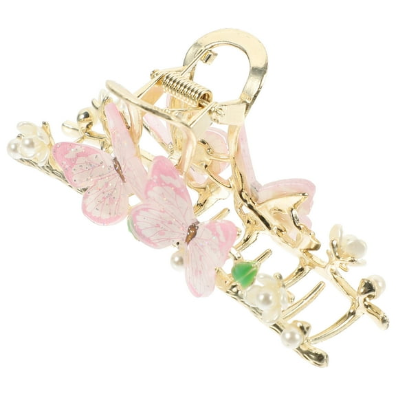 UPOUART Metal Butterfly Hair Clips Durable Elegant Hair Jaw Clip 1Pcs