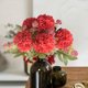 thumbnail image 4 of Ramo de rosas y peonías artificiales de seda para decoración de bodas y hogares | Arreglo floral artificial de mano para decoración de fiestas | Centro de mesa para eventos, 4 of 5