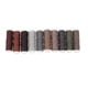 thumbnail image 1 of 1 juego de cuerdas recubiertas de cera de 0.8 mm Hilo de cera plana de costura de cuero para manualidades DIY - No.3 (10 colores por juego), 1 of 5