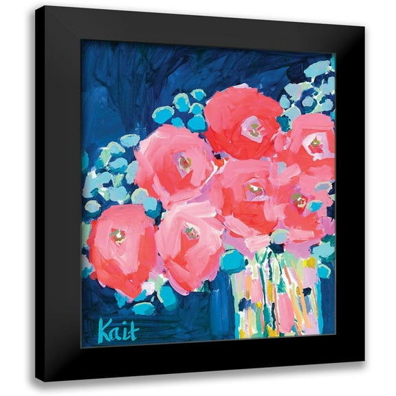 Roberts, Kait 12x14 Black Modern Framed Museum Art Print Titled - Color Me Happy