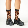 thumbnail image 4 of Honeii Christmas Gingerbread Cookies Print Children's Colorful Socks,Unisex Kids and Toddlers' Cushioned Sock,Kids Athletic Crew Socks,for Everyday Wear and Sports, 4 of 5