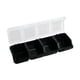 thumbnail image 2 of Organizador de Tornillos Strade Fareast Limited Caja de Almacenamiento Dividida con Tapa Negro 30,99 cm x 10,41 cm x 6,35 cm, 2 of 8