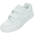 thumbnail image 4 of Men's Leather Sneaker Shoe with Double Hook-and-Loop Straps-Wide Width, 4 of 8