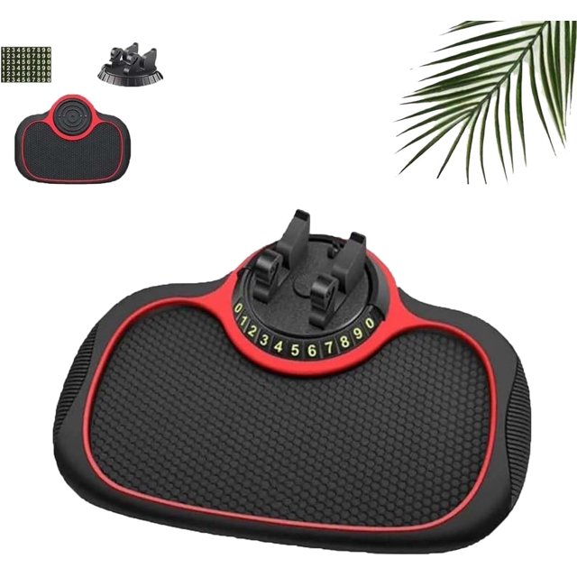 XINQIHANG Multifunction Car Anti-Slip Mat Auto Phone Holder Universal Multifunction Car Dashboard Mat Car Phone Mount Silicone Car Pad Mat Multifunction Phone Pad Holder Multifunction Car Phone Mat Bl