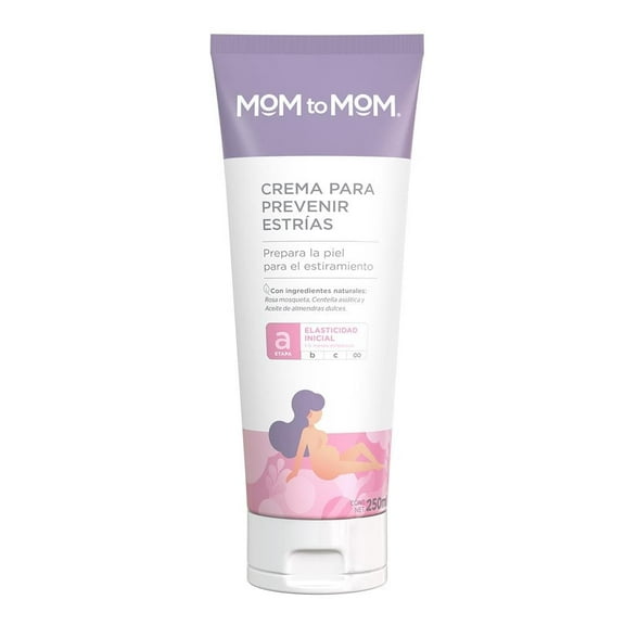 Crema corporal Mom to Mom   etapa A para prevenir estrías 250 ml