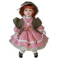 thumbnail image 2 of Gran de Navidad: muñeca de de 40 cm, muñeca sentada, de cerámica coleccionables con soportes de exhibición ajustables n.  degree 3 perfke  Muñeca de porcelana victoriana, 2 of 8