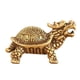 thumbnail image 5 of Estatua de dragón y tortuga para mascota de té, adorno de latón, escultura de Feng Shui, llavero, colgante, figuras en miniatura para el dormitorio de, 5 of 8