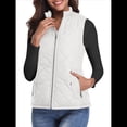 thumbnail image 2 of Chaleco Acolchado con Cuello Alto, Cremallera y Bolsillos para Mujer L, 2 of 10